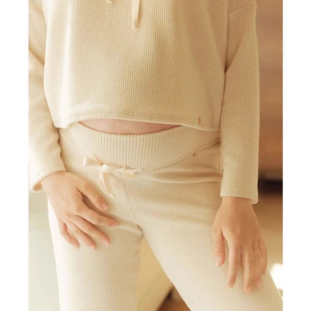 Cache Coeur NWT sweet home maternity lounge pants in oat size XL Joggers - Picture 5 of 6